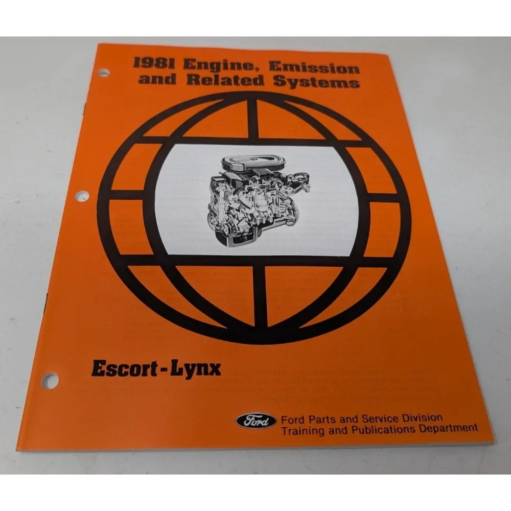 1981 Ford Escort Lynx Engine Emission And Related Systems Guide‎ Shop Manual